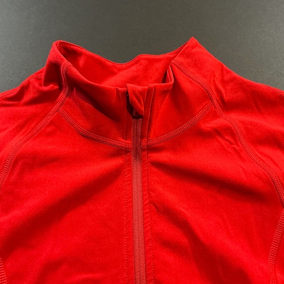 Sweaty Betty Power Zip Up Jacket Red Performance Athletic Layer Size Large - Picture 4 of 9